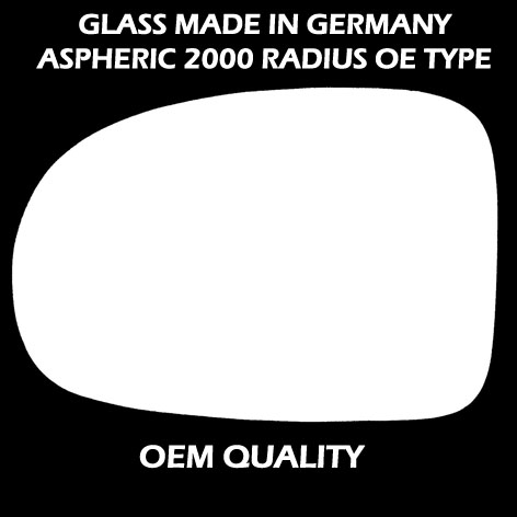 Toyota Avensis Wing Mirror Glass LEFT HAND ( UK Passenger Side ) 2009 to 2015 – Convex Wing Mirror