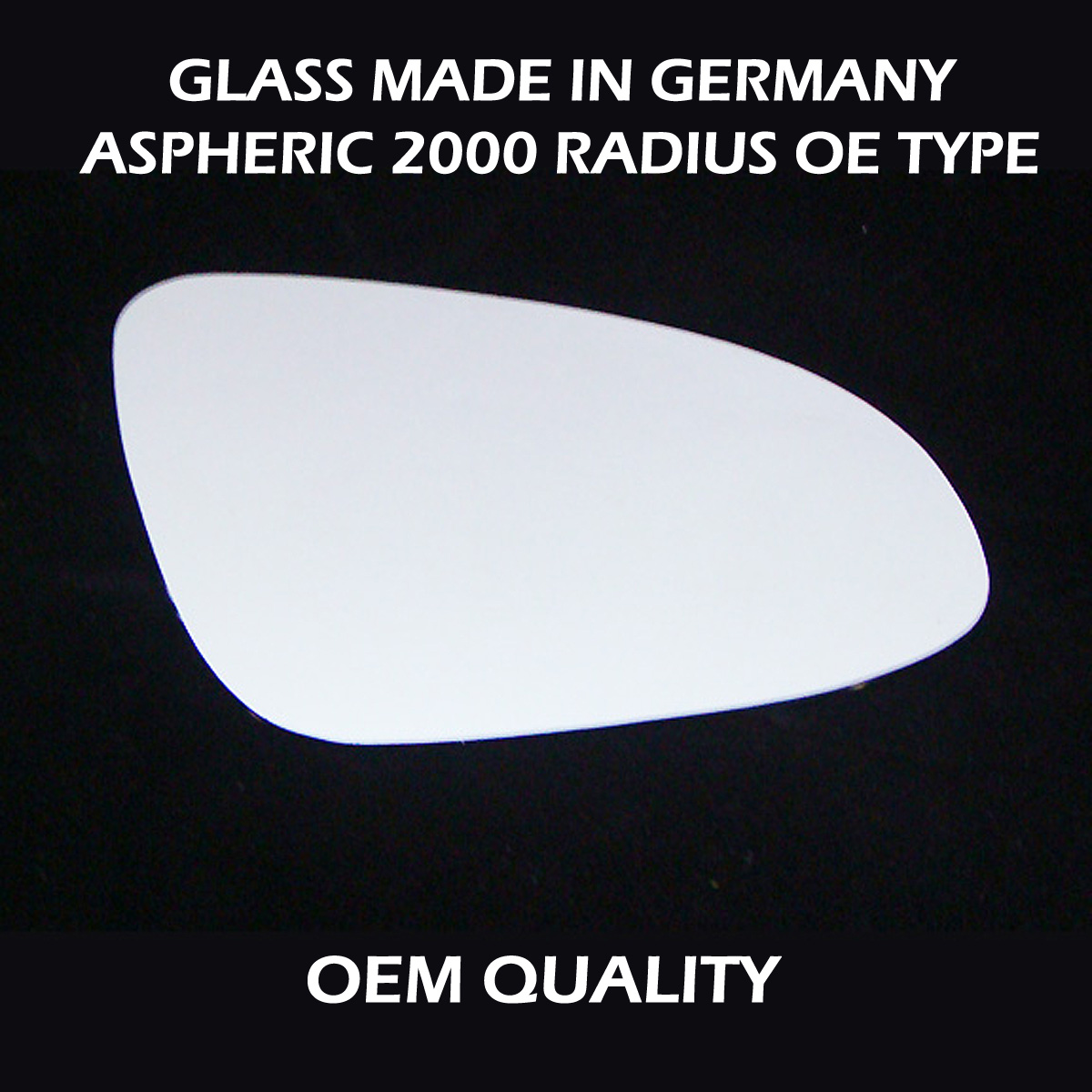 Toyota Auris Wing Mirror Glass RIGHT HAND ( UK Driver Side ) 2012 to 2019 – Convex Wing Mirror