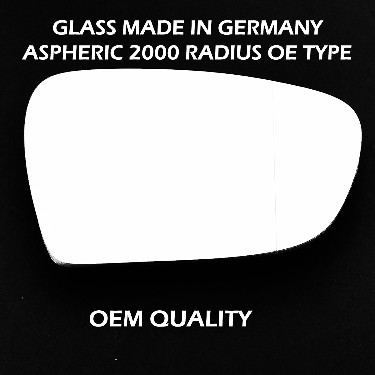 KIA Ceed Wing Mirror Glass RIGHT HAND ( UK Driver Side ) 2012 to 2019 – Wide Angle Wing Mirror