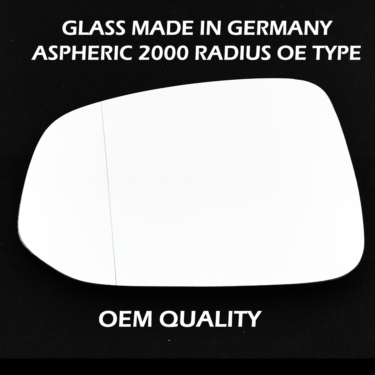 Volvo XC90 Wing Mirror Glass LEFT HAND ( UK Passenger Side ) 2016 to 2020 – Wide Angle Wing Mirror
