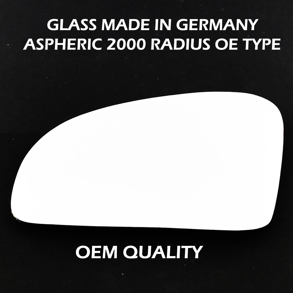 Mercedes SLK Wing Mirror Glass LEFT HAND ( UK Passenger Side ) 2011 to 2020 – Convex Wing Mirror ( R172 )