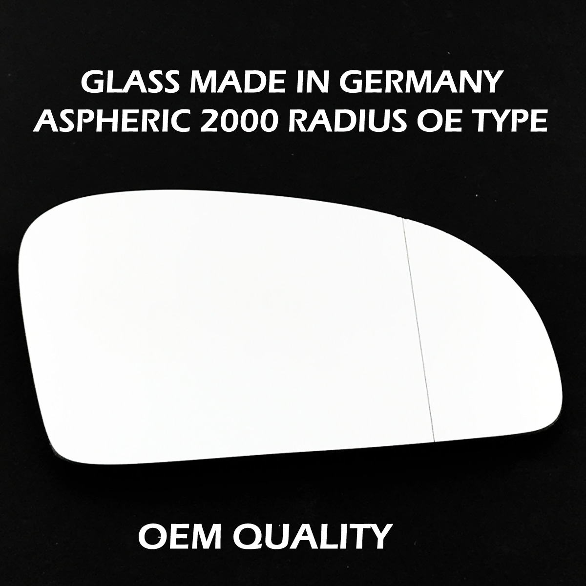 Mercedes SLK Wing Mirror Glass RIGHT HAND ( UK Driver Side ) 2011 to 2020 – Wide Angle Wing Mirror ( R172 )