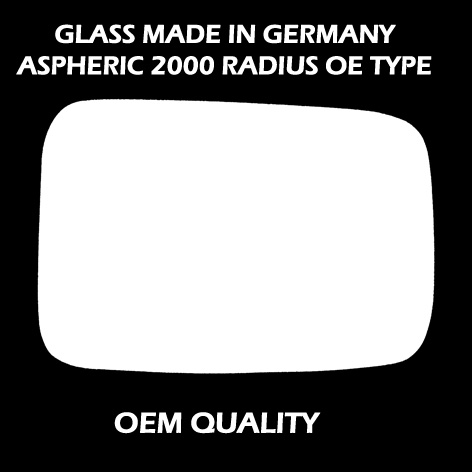 Daihatsu HiJet Wing Mirror Glass RIGHT HAND ( UK Driver Side ) 1986 to 2004 – Convex Wing Mirror