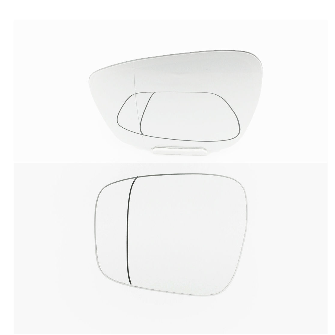 Peugeot 308 Wing Mirror Glass RIGHT HAND ( UK Driver Side ) 2014 to 2020 – Convex Wing Mirror