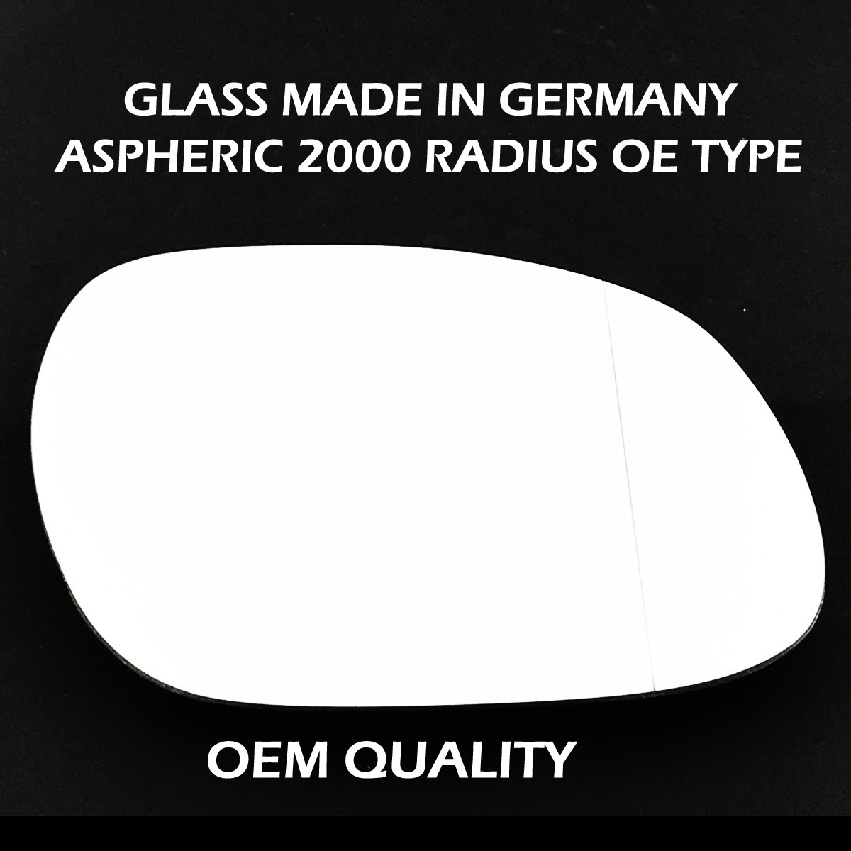KIA Soul Wing Mirror Glass RIGHT HAND ( UK Driver Side ) 2014 to 2018 – Convex Wing Mirror