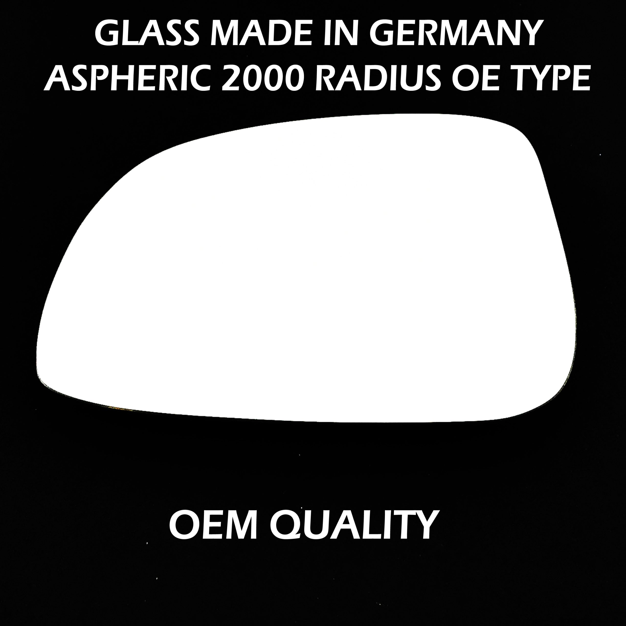 Chevrolet Captiva Wing Mirror Glass LEFT HAND ( UK Passenger Side ) 2011 to 2016 – Convex Wing Mirror