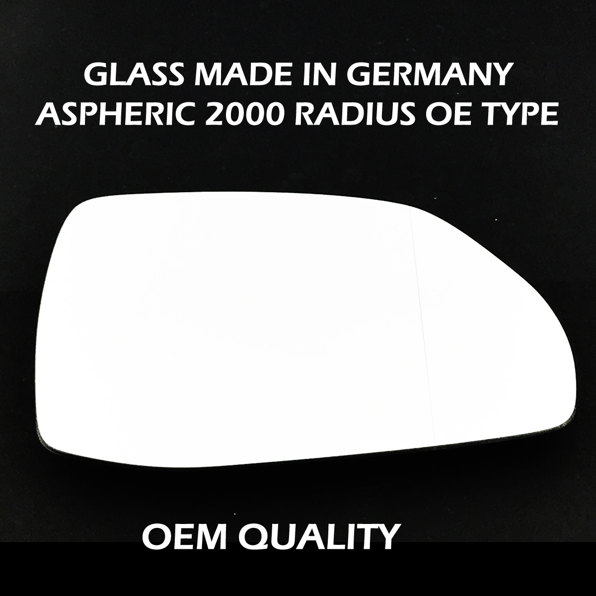 Audi Q5 Wing Mirror Glass RIGHT HAND ( UK Driver Side ) 2017 to 2021 – Wide Angle Wing Mirror