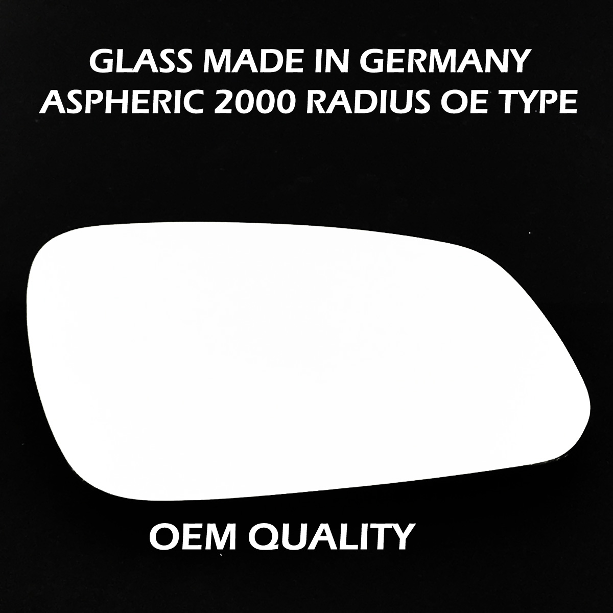 Vauxhall Viva Wing Mirror Glass RIGHT HAND ( UK Driver Side ) 2014 to 2020 – Convex Wing Mirror
