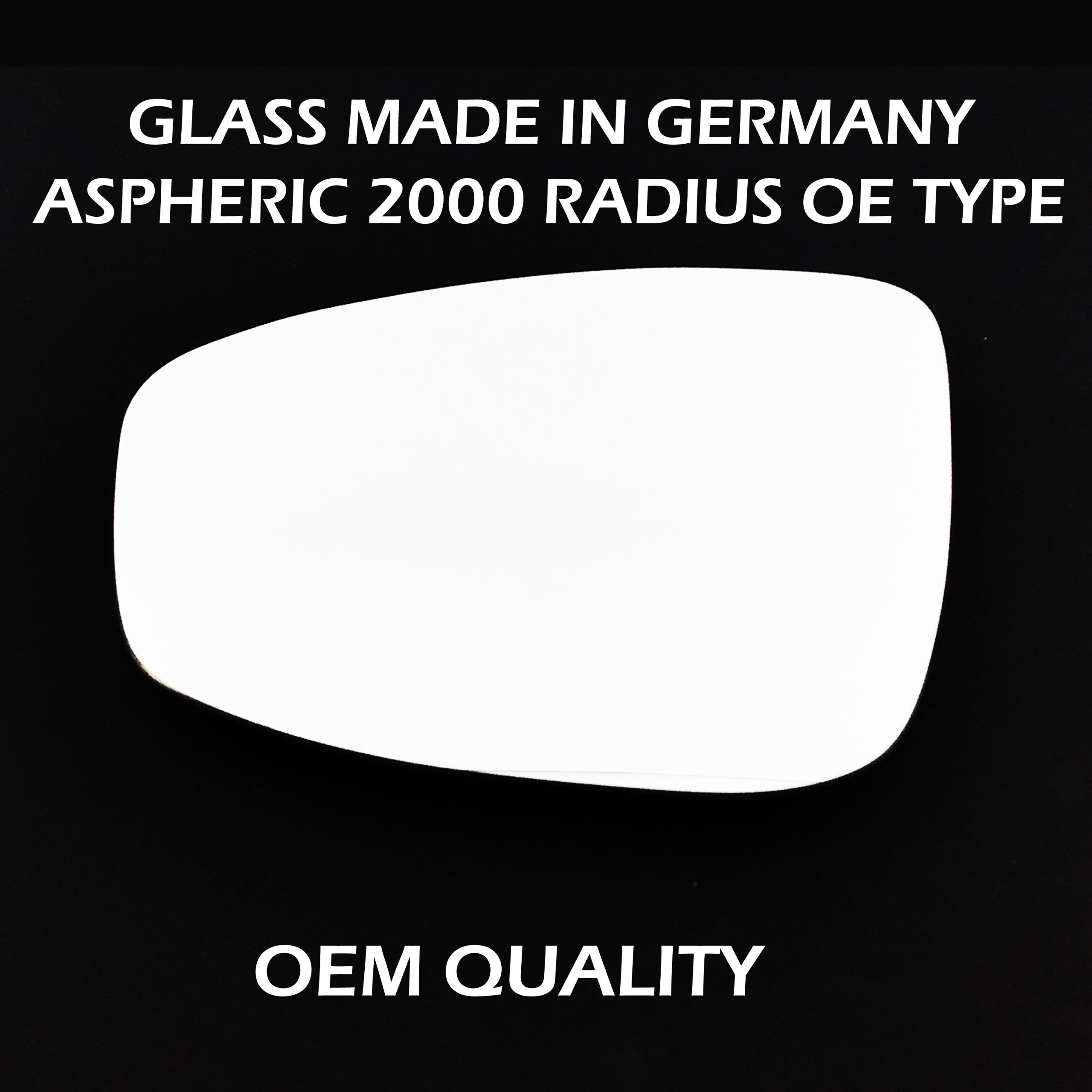 Mazda CX 3 Wing Mirror Glass LEFT HAND ( UK Passenger Side ) 2015 to 2020 – Convex Wing Mirror