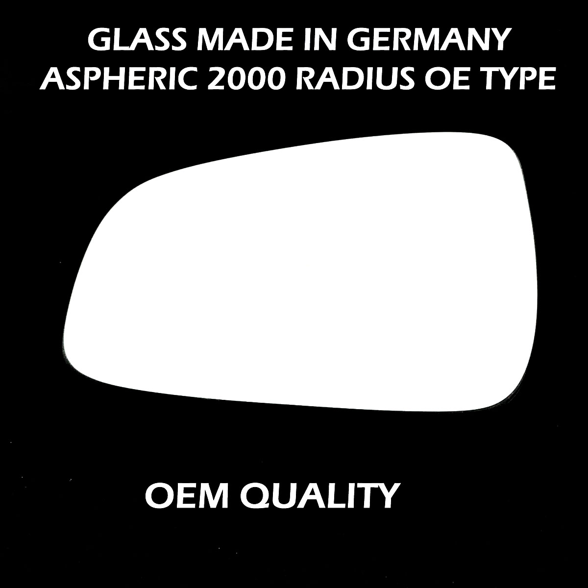 Dacia Logan Wing Mirror Glass LEFT HAND ( UK Passenger Side ) 2013 to 2020 – Convex Wing Mirror