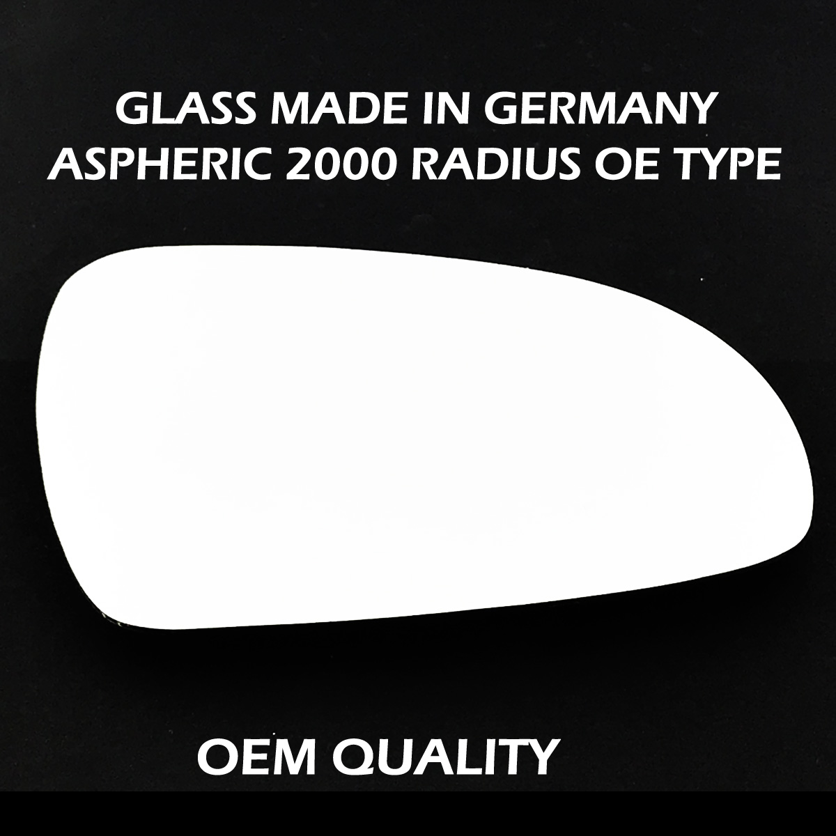 KIA Sportage Wing Mirror Glass RIGHT HAND ( UK Driver Side ) 2016 to 2020 – Wide Angle Wing Mirror