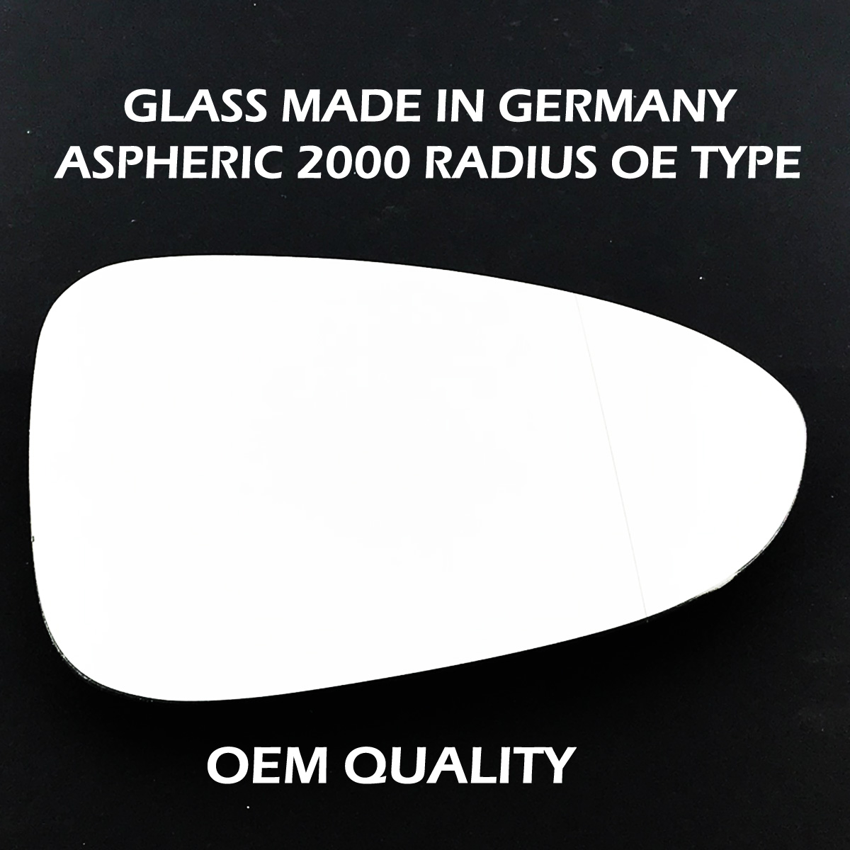 Vauxhall Zafira Wing Mirror Glass RIGHT HAND ( UK Driver Side ) 2015 to 2020 – Wide Angle Wing Mirror