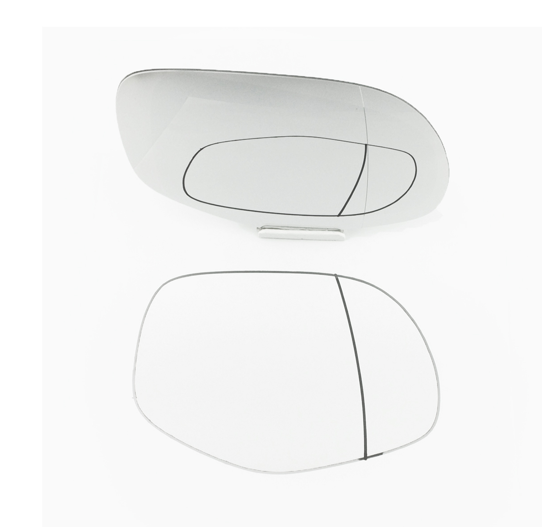 Porsche Cayenne Wing Mirror Glass RIGHT HAND ( UK Driver Side ) 2007 to 2010 – Wide Angle Wing Mirror
