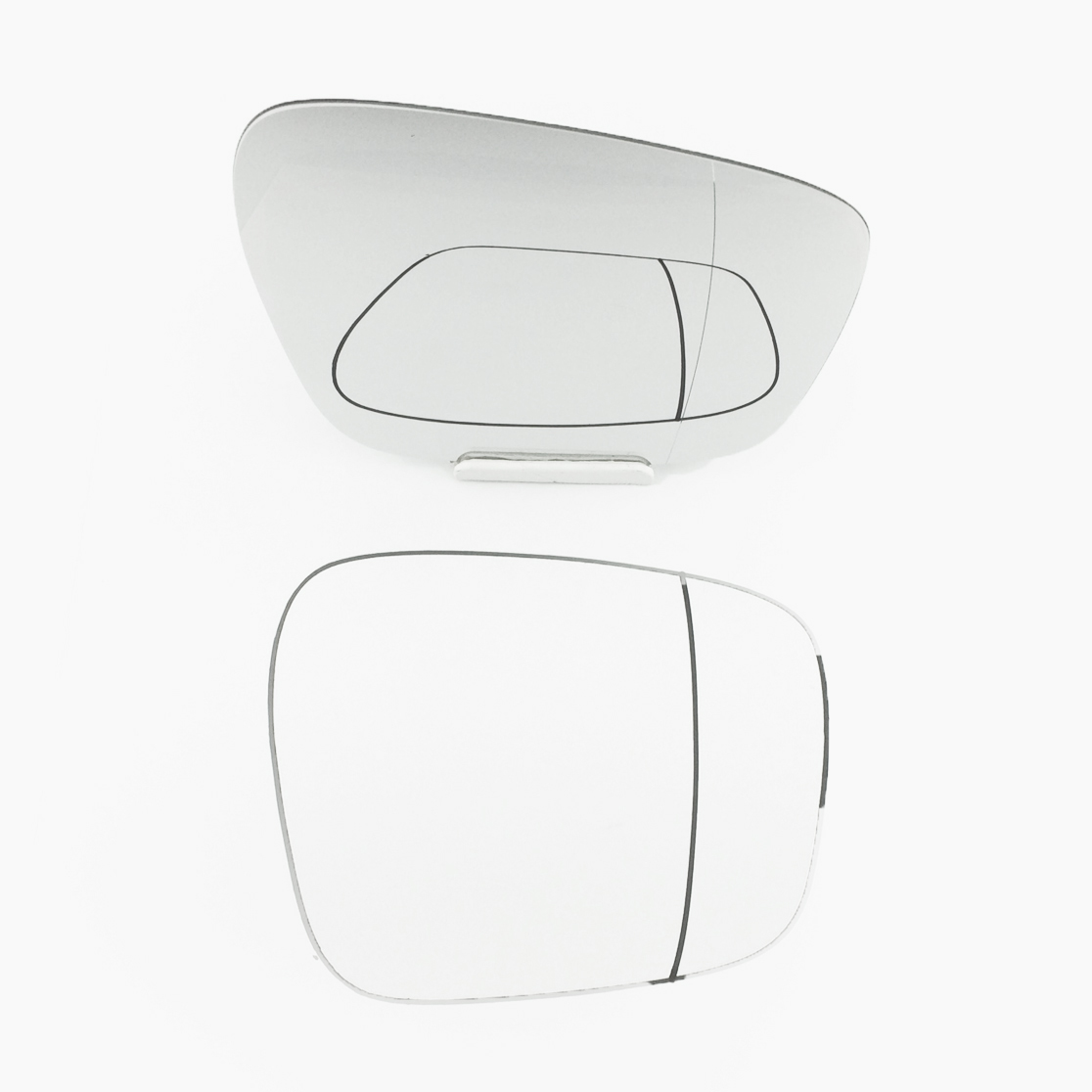 Ford S Max Wing Mirror Glass RIGHT HAND ( UK Driver Side ) 2015 to 2020 – Wide Angle Wing Mirror