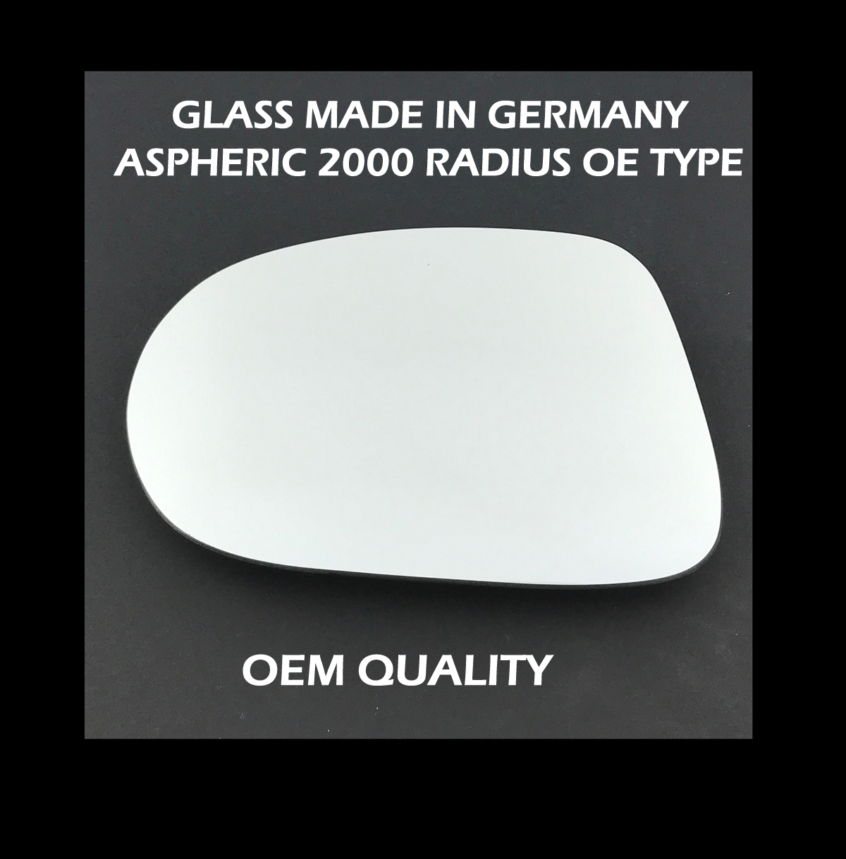 Lexus RX270 Wing Mirror Glass LEFT HAND ( UK Passenger Side ) 2009 to 2020 – Convex Wing Mirror