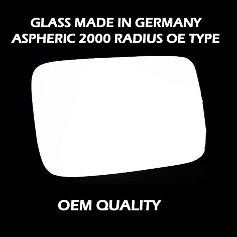 Ford Courier Wing Mirror Glass RIGHT HAND ( UK Driver Side ) 1990 to 2002 – Convex Wing Mirror