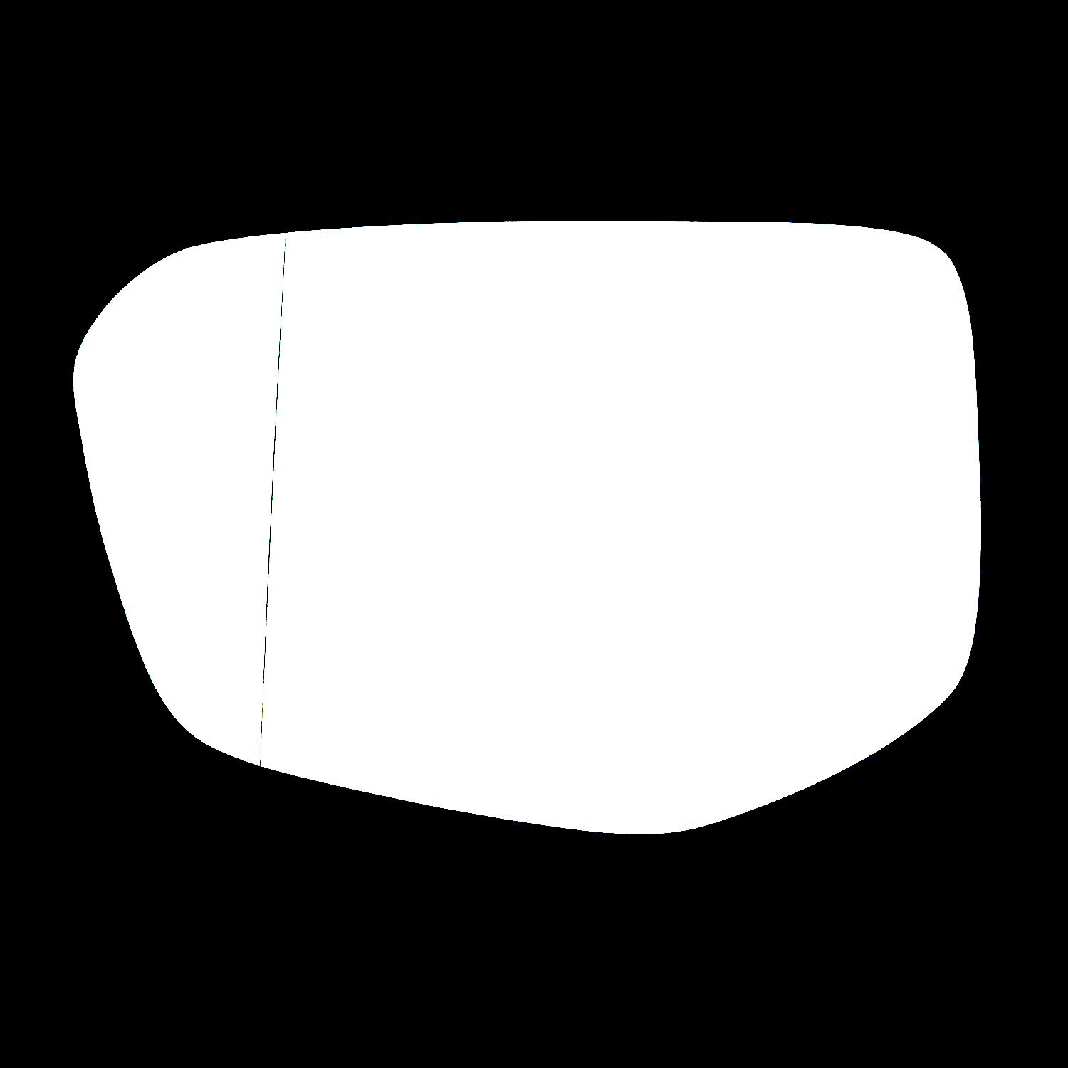 Honda Civic Wing Mirror Glass LEFT HAND ( UK Passenger Side ) 2018 to 2021 – Wide Angle Wing Mirror