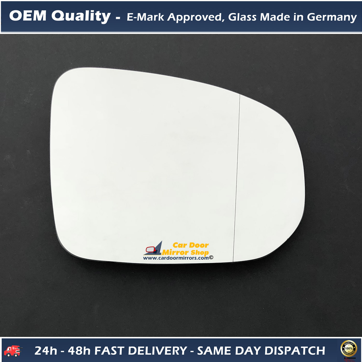 Volvo XC60 Wing Mirror Glass RIGHT HAND ( UK Driver Side ) 2017 to 2020 – Wide Angle Wing Mirror
