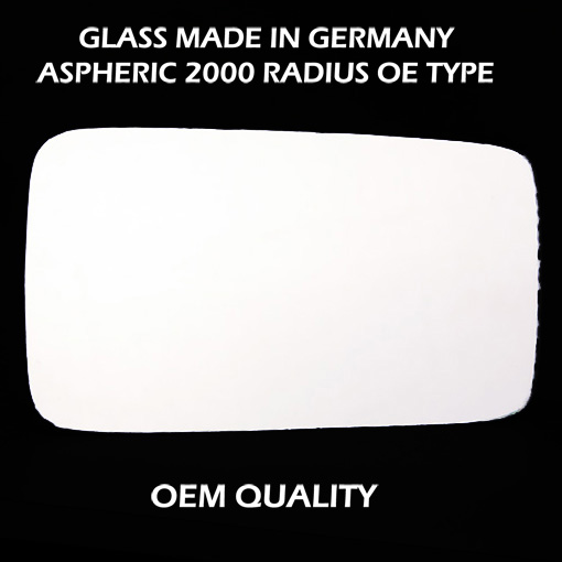 Jaguar XJ Wing Mirror Glass RIGHT HAND ( UK Driver Side ) 1980 to 1989 – Wide Angle Wing Mirror