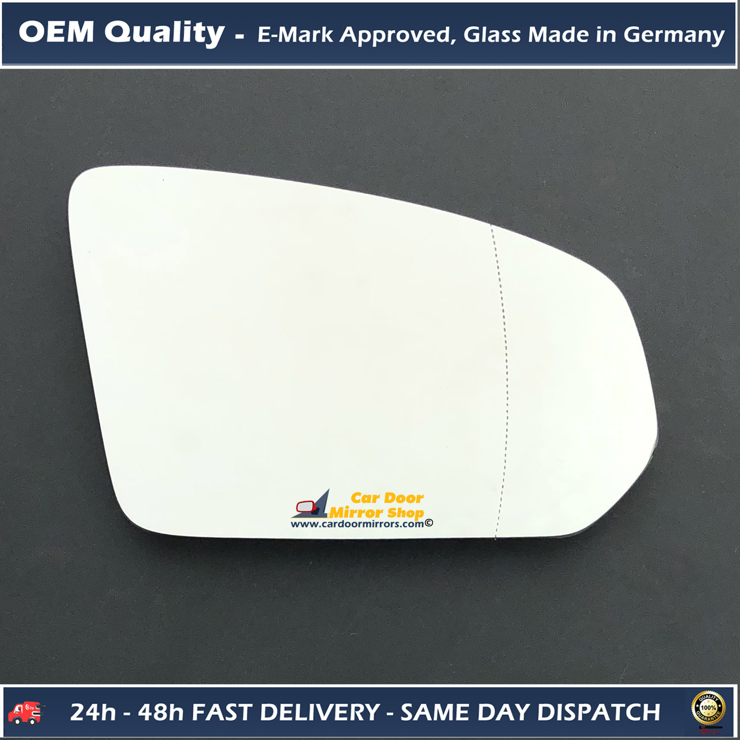 Volvo V60 Wing Mirror Glass RIGHT HAND ( UK Driver Side ) 2019 to 2020 – Wide Angle Wing Mirror