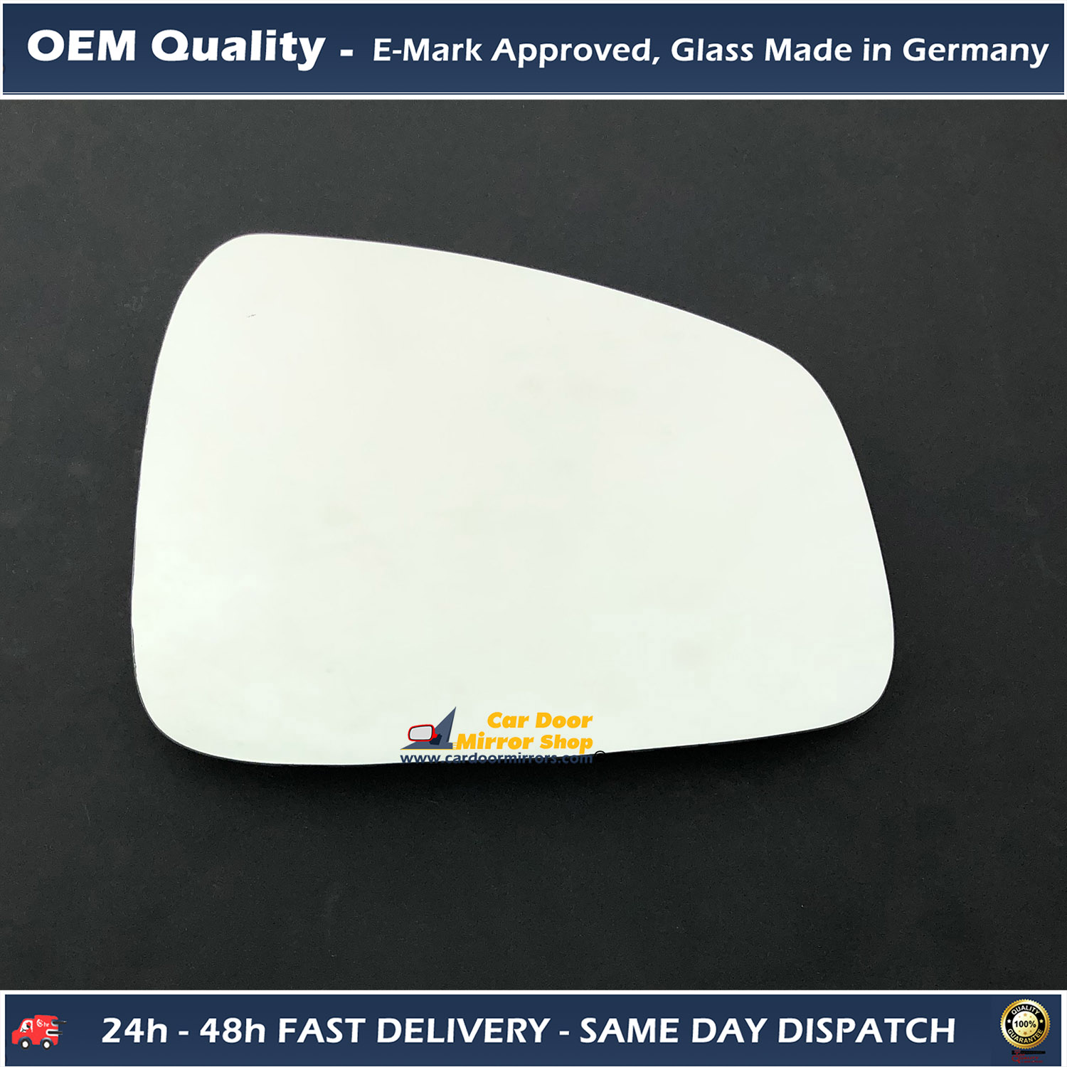 TESLA Model X Wing Mirror Glass RIGHT HAND ( UK Driver Side ) 2011 to 2018 – Wide Angle Wing Mirror