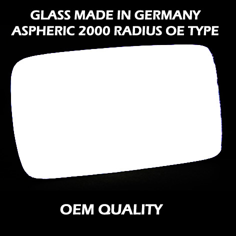Ford Fiesta Wing Mirror Glass LEFT HAND ( UK Passenger Side ) 1989 to 1994 – Convex Wing Mirror