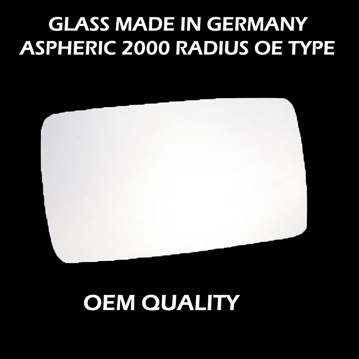 Ford Escort Wing Mirror Glass RIGHT HAND ( UK Driver Side ) 1990 to 1995 – Convex Wing Mirror