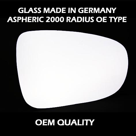 LTI Fairway Wing Mirror Glass RIGHT HAND ( UK Driver Side ) 1989 to 1993 – Convex Wing Mirror