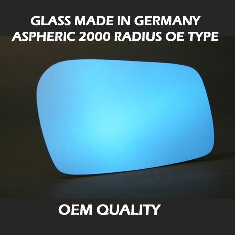 FIAT Ulysse Wing Mirror Glass LEFT HAND ( UK Passenger Side ) 1994 to 2002 – Convex Wing Mirror ( Blue Tinted )