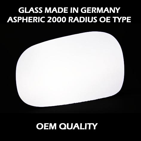 Rover 400 Series Wing Mirror Glass LEFT HAND ( UK Passenger Side ) 1996 to 1999 – Convex Wing Mirror