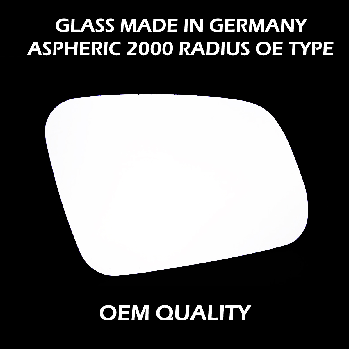 Land Rover Discovery Wing Mirror Glass RIGHT HAND ( UK Driver Side ) 1998 to 2004 – Convex Wing Mirror