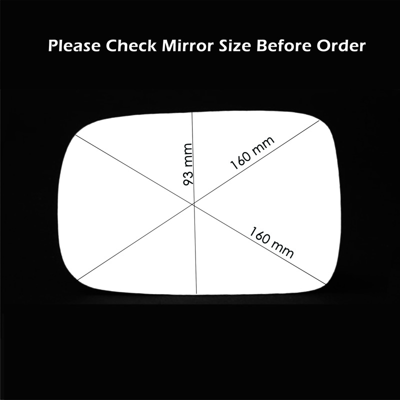 Honda Accord Wing Mirror Glass LEFT HAND ( UK Passenger Side ) 1997 to 2000 – Convex Wing Mirror