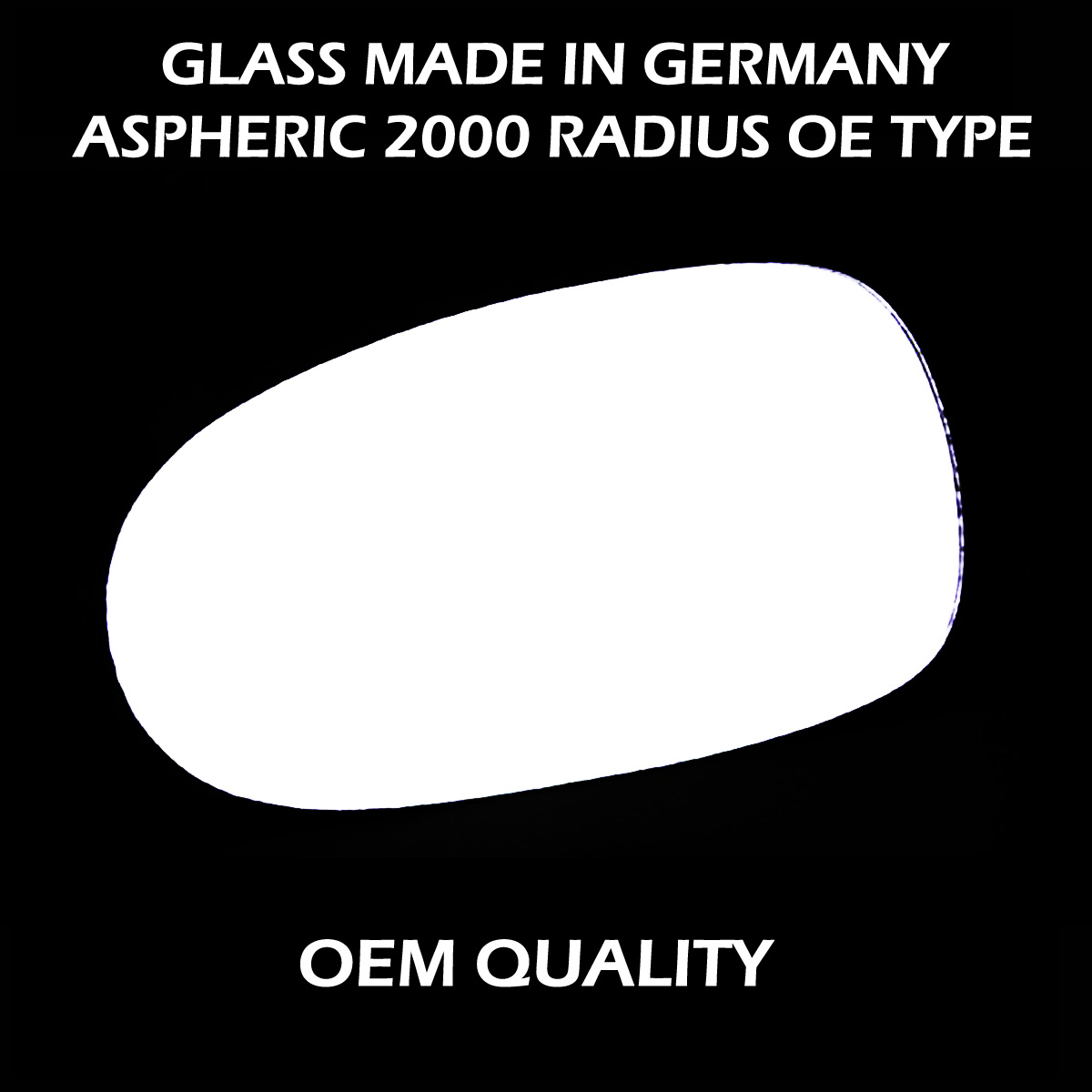 Chrysler Neon Wing Mirror Glass LEFT HAND ( UK Passenger Side ) 1996 to 2003 – Convex Wing Mirror