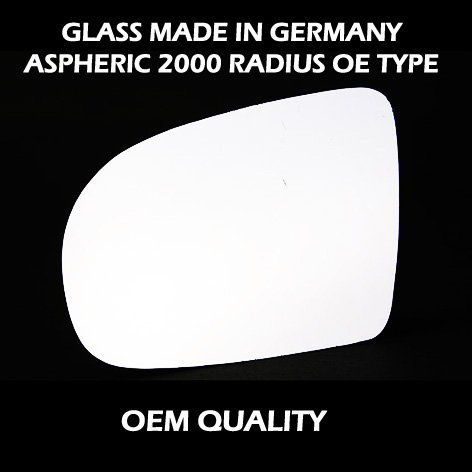 Vauxhall Corsa Wing Mirror Glass LEFT HAND ( UK Passenger Side ) 1993 to 2001 – Convex Wing Mirror