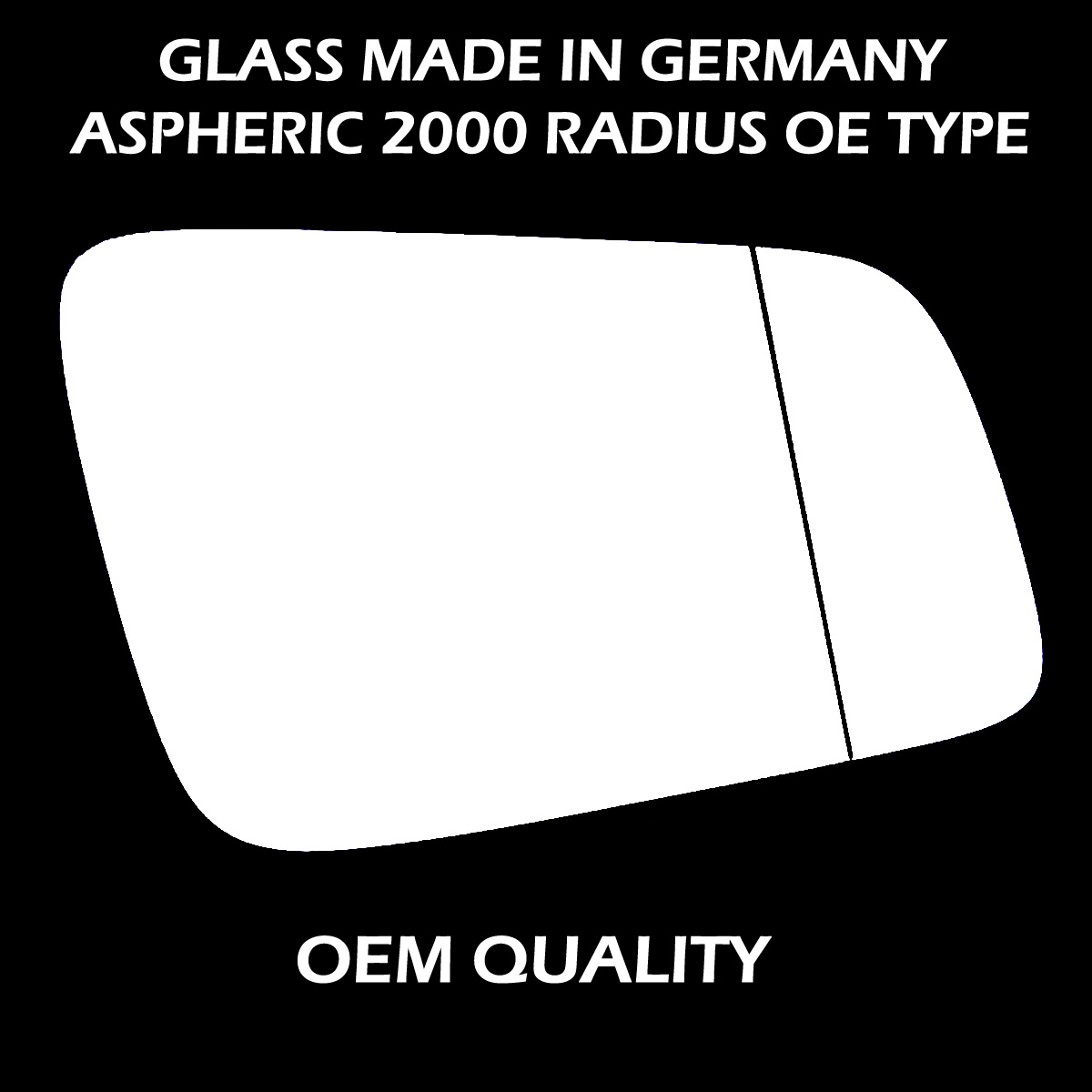 Vauxhall Astra Wing Mirror Glass RIGHT HAND ( UK Driver Side ) 1998 to 2004 – Wide Angle Wing Mirror