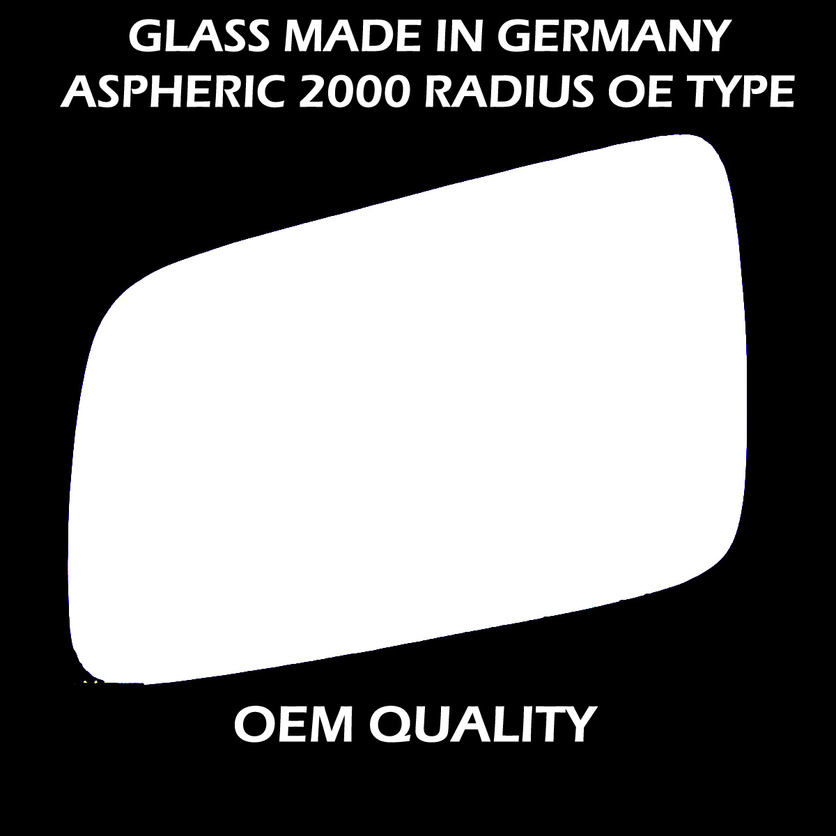 Vauxhall Astra Wing Mirror Glass LEFT HAND ( UK Passenger Side ) 1998 to 2004 – Convex Wing Mirror