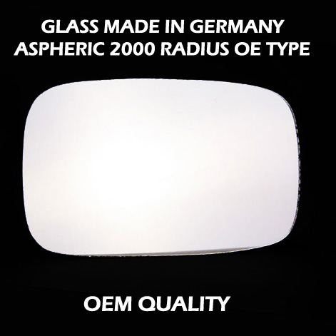 Rover 800 Series Wing Mirror Glass LEFT HAND ( UK Passenger Side ) 1986 to 1999 – Convex Wing Mirror ( Blue Tinted )