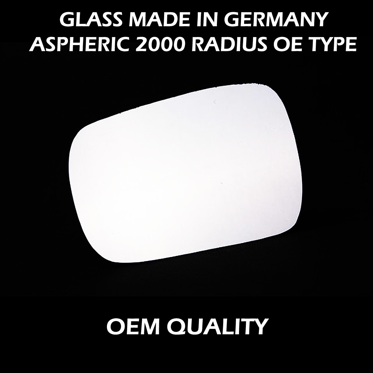 Ford Fusion Wing Mirror Glass RIGHT HAND ( UK Driver Side ) 2002 to 2006 – Convex Wing Mirror