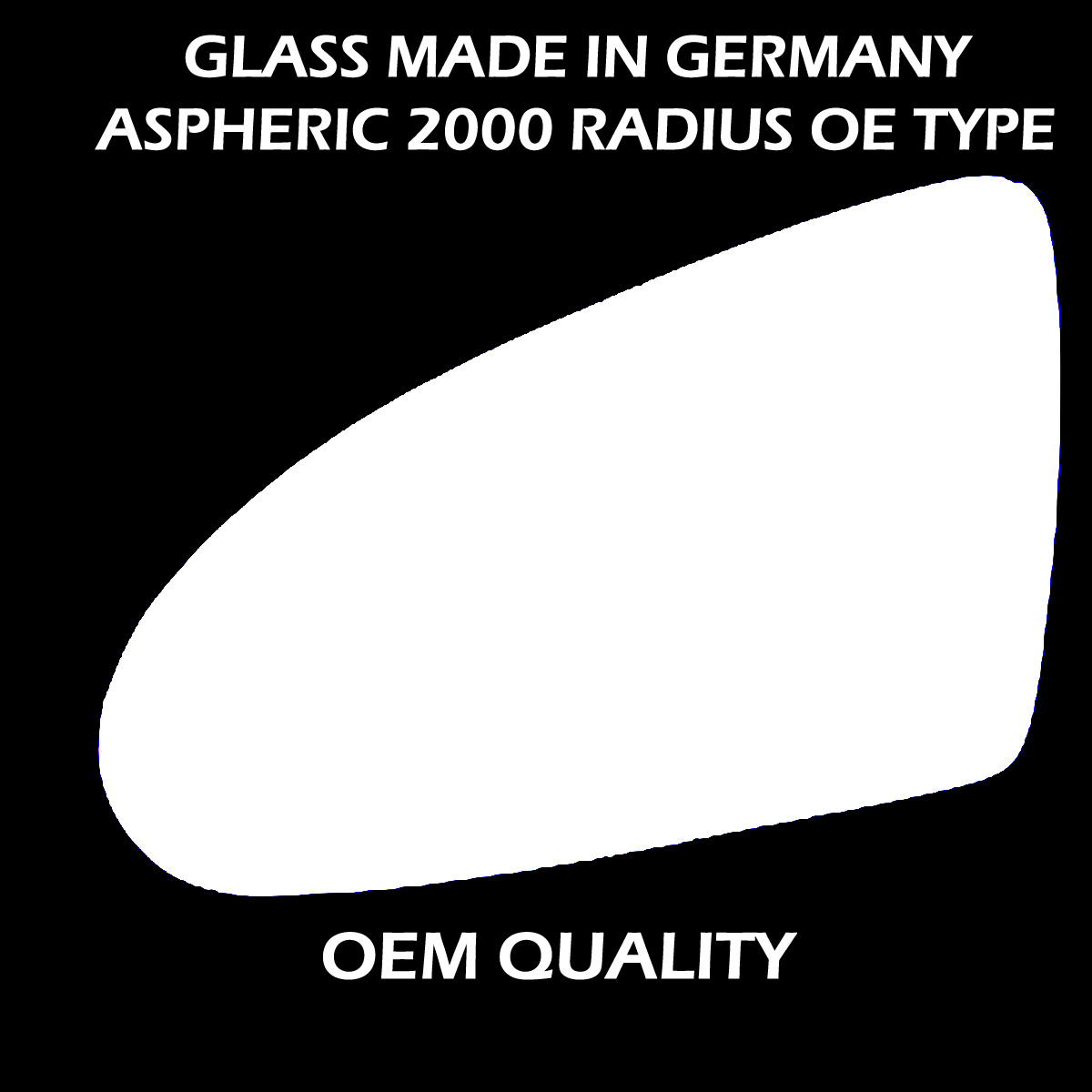 Nissan Primera Wing Mirror Glass LEFT HAND ( UK Passenger Side ) 2003 MAY to 2007 – Convex Wing Mirror