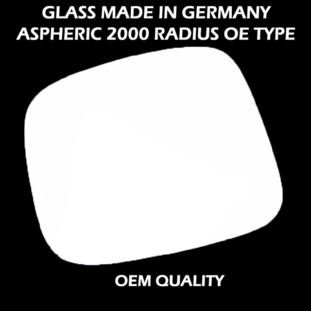 Vauxhall Frontera Wing Mirror Glass LEFT HAND ( UK Passenger Side ) 1999 to 2004 – Convex Wing Mirror