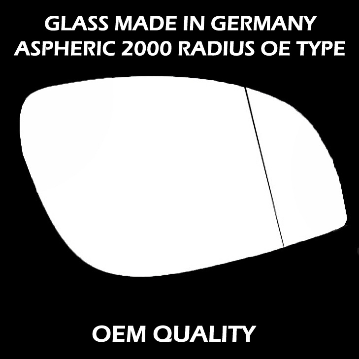 Vauxhall Signum Wing Mirror Glass RIGHT HAND ( UK Driver Side ) 2003 to 2008 – Wide Angle Wing Mirror