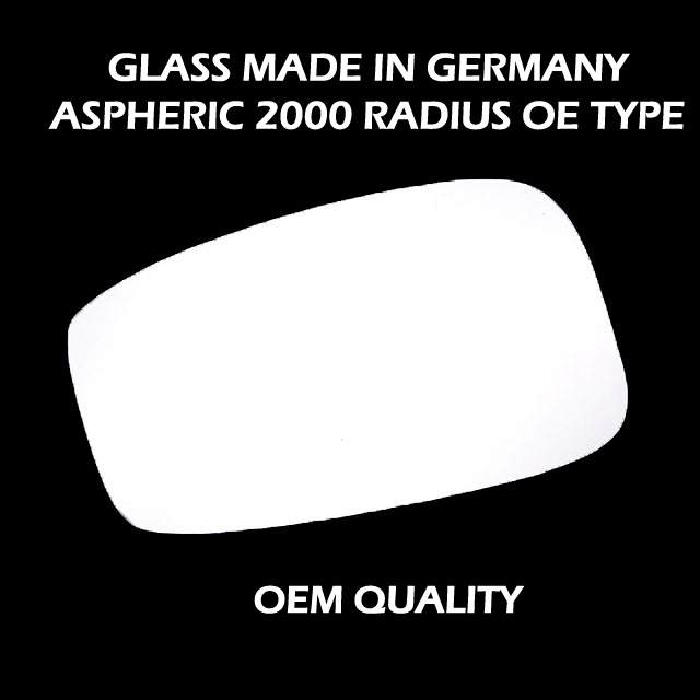FIAT Idea Wing Mirror Glass LEFT HAND ( UK Passenger Side ) 2004 to 2007 – Convex Wing Mirror