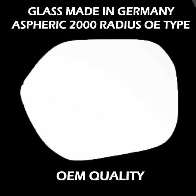 Toyota Yaris Verso Wing Mirror Glass LEFT HAND ( UK Passenger Side ) 1999 to 2005 – Convex Wing Mirror