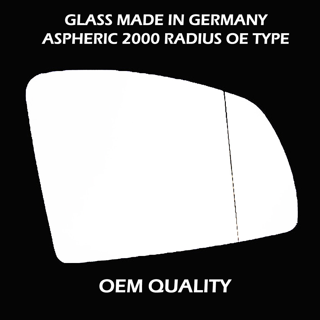 Vauxhall Meriva Wing Mirror Glass RIGHT HAND ( UK Driver Side ) 2003 to 2010 – Wide Angle Wing Mirror