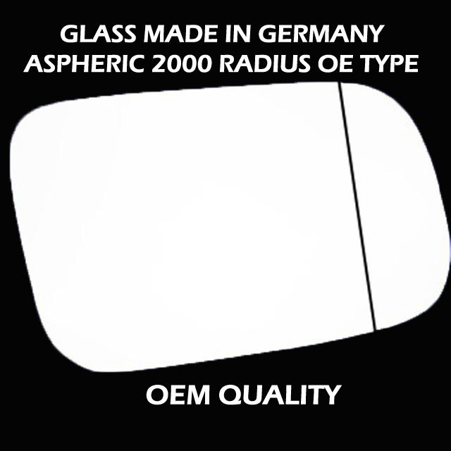 Lexus LS 400 Wing Mirror Glass RIGHT HAND ( UK Driver Side ) 1990 to 1997 – Wide Angle Wing Mirror