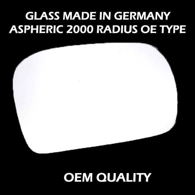 KIA Sportage Wing Mirror Glass RIGHT HAND ( UK Driver Side ) 1994 to 2003 – Convex Wing Mirror