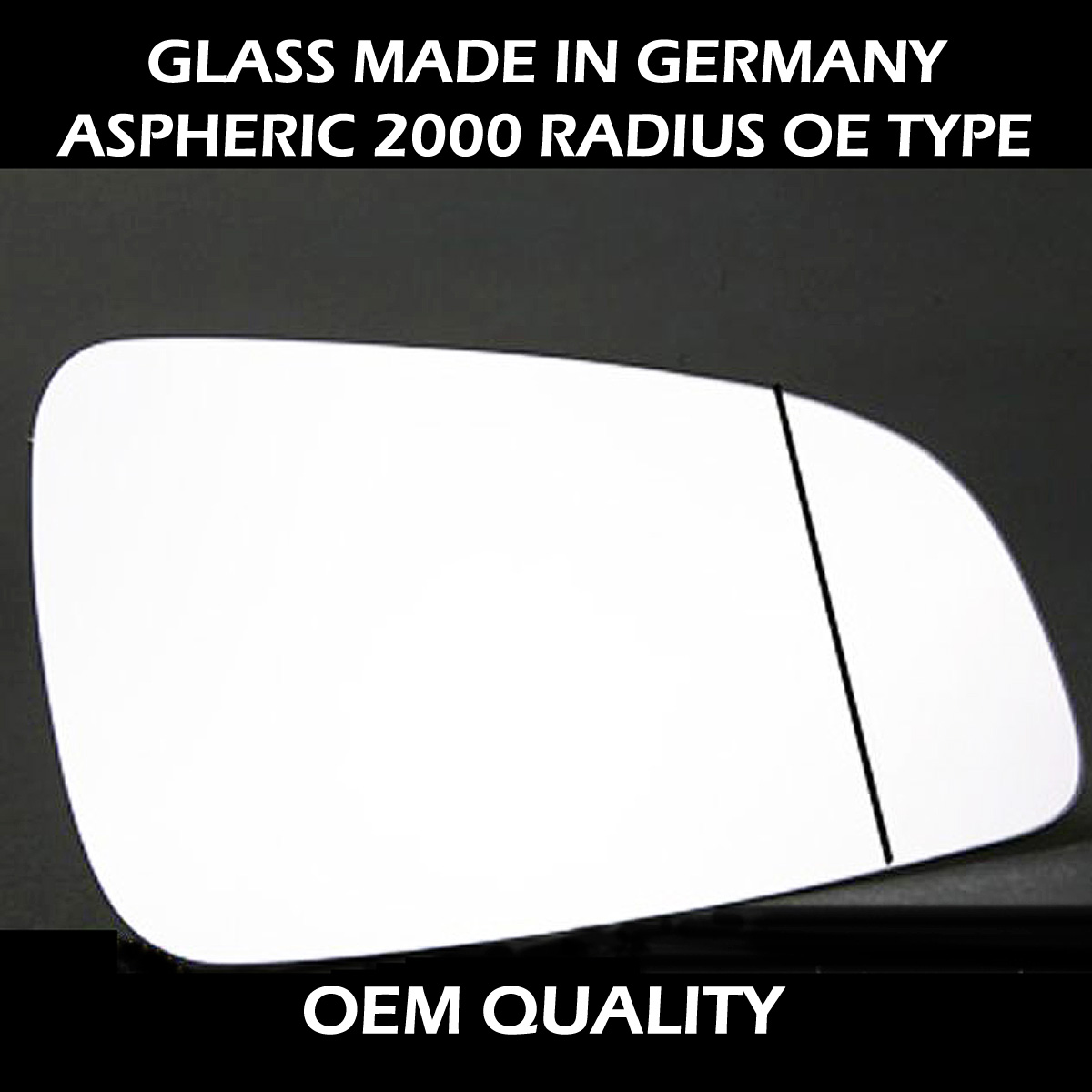 Vauxhall Astra Wing Mirror Glass RIGHT HAND ( UK Driver Side ) 2004 to 2008 – Wide Angle Wing Mirror
