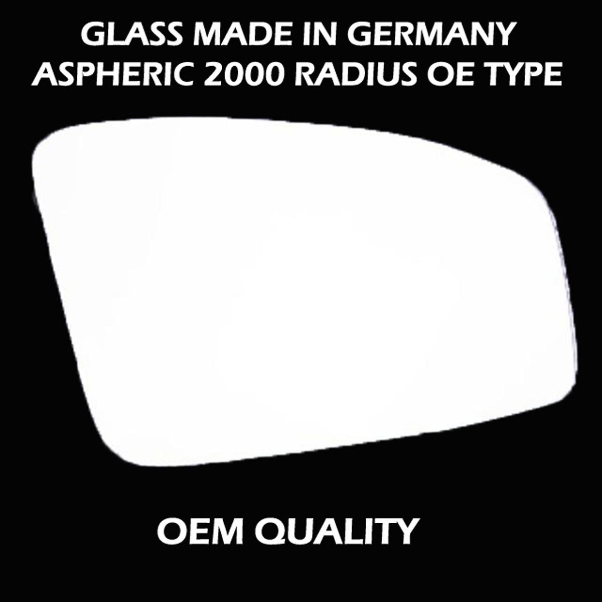 Renault Espace Wing Mirror Glass RIGHT HAND ( UK Driver Side ) 2002 to 2009 MAY – Convex Wing Mirror