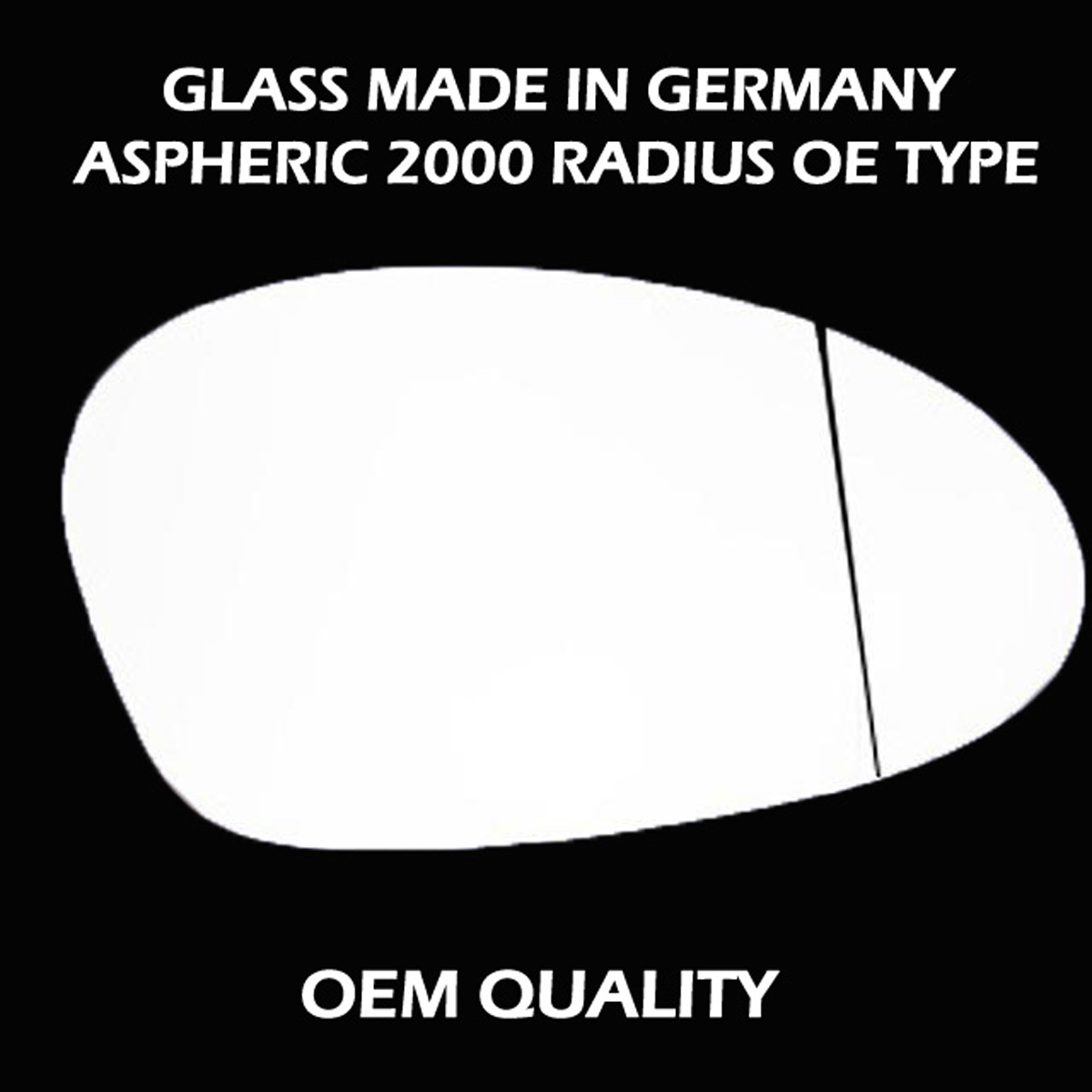 BMW 1 Series Wing Mirror Glass RIGHT HAND ( UK Driver Side ) 2003 to 2009 – Wide Angle Wing Mirror