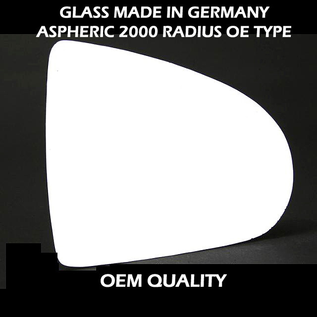 Mitsubishi Colt Wing Mirror Glass RIGHT HAND ( UK Driver Side ) 2006 to 2018 – Convex Wing Mirror